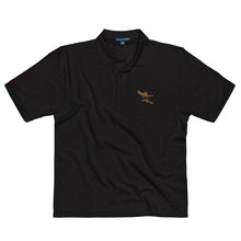 Load image into Gallery viewer, Charro Black or White Polo with California Gold Logo
