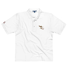 Load image into Gallery viewer, Charro Black or White Polo with California Gold Logo
