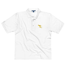 Load image into Gallery viewer, Charro Black or White Polo with Gold Logo
