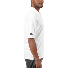 Load image into Gallery viewer, Charro Polo in White with Black Logo
