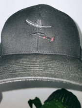 Load image into Gallery viewer, FlexFit Blk Embroidered Charro Cap
