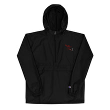 Load image into Gallery viewer, Champs Charro Jacket in Black with Red Logo
