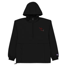 Load image into Gallery viewer, Champs Charro Jacket in Black with Red Logo
