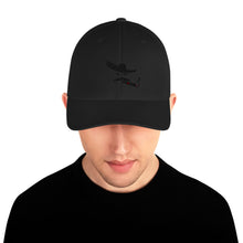 Load image into Gallery viewer, FlexFit Blk Embroidered Charro Cap
