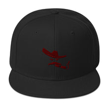 Load image into Gallery viewer, Snapback RED Embroidered Charro Cap
