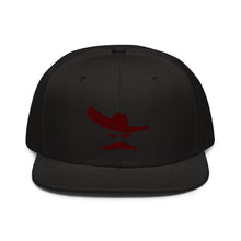 Load image into Gallery viewer, No Cigar Snapback Red Embroidered Charro Cap
