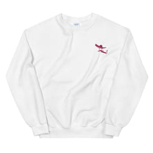 Load image into Gallery viewer, Charro Sweater in Black, White with Pink Logo
