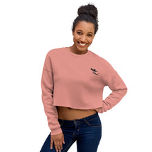 Load image into Gallery viewer, Crop Sweater in Pink, Turquoise
