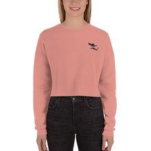 Load image into Gallery viewer, Crop Sweater in Pink, Turquoise
